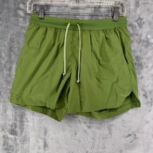 Rabbit‎ Mens Athletic Shorts Green Quick Dry Pockets Drawstring Size SM
